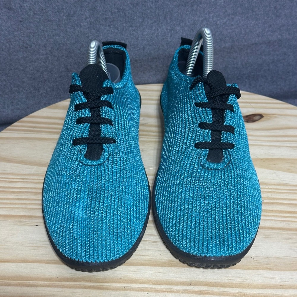Arcopedico Knit Comfort Shoes Teal Blue Lace Up Walking Women's‎ 9 Lightweight - Picture 2 of 9